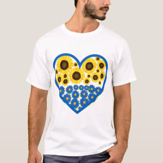 Ukrainian Sunflower Art    T-Shirt