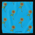 Ukrainian sunflower  bandana