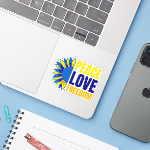 Ukrainian Sunflower - Support Ukraine Sticker