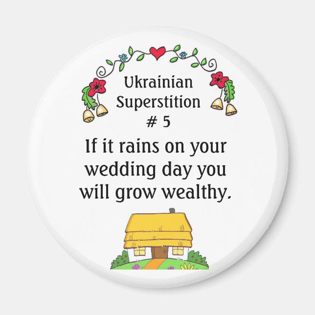 Ukrainian Superstitions Magnet (Front)