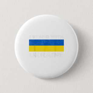 Ukrainian Support I Stand With Ukraine Stop War Uk Button