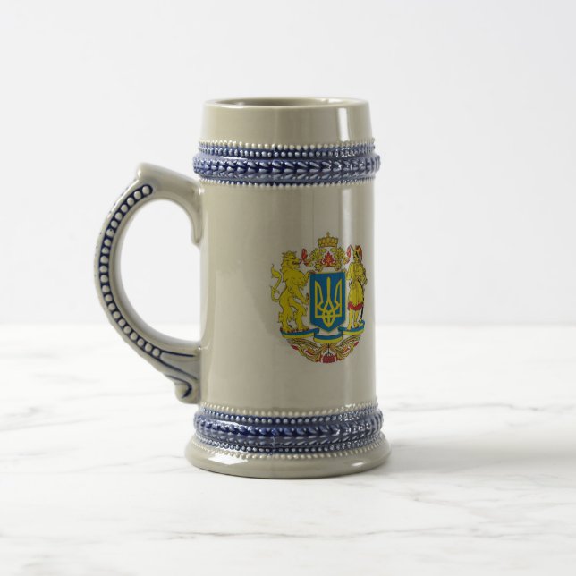 Ukrainian Symbol Beer Stein (Left)