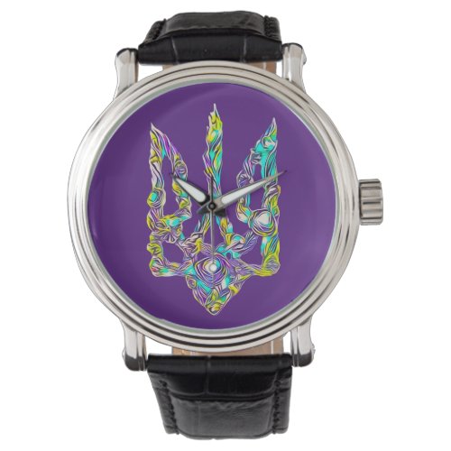 Ukrainian symbol trident  watch