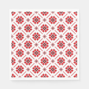 Ukrainian traditional folk art vushuvanka napkins