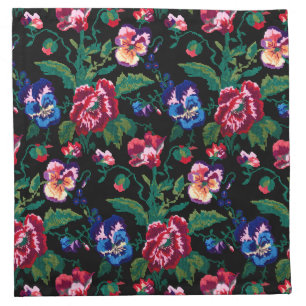 Ukrainian traditional vushuvanka folk art pattern cloth napkin