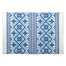 Ukrainian traditional vushuvanka folk art pattern