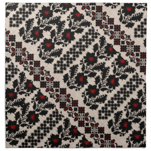 Ukrainian traditional vushuvanka folk art set cloth napkin