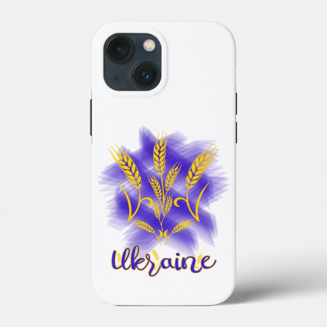 Ukrainian trident made of wheat ear Case-Mate iPhone case (Back)