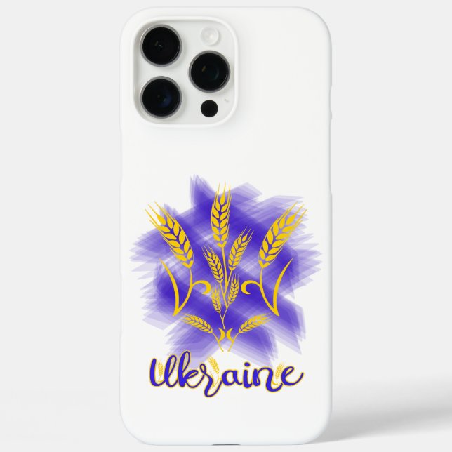 Ukrainian trident made of wheat ear Case-Mate iPhone case (Back)