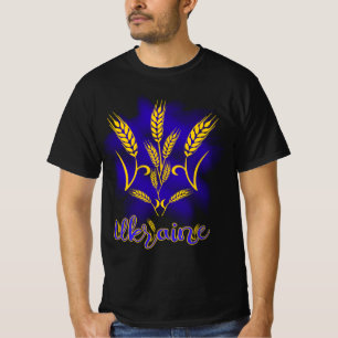 Ukrainian trident made of wheat ear T-Shirt