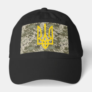 Ukrainian Trident Military camo cap 