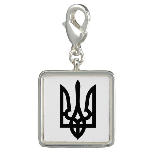 Ukrainian Tryzub Charm (Front)