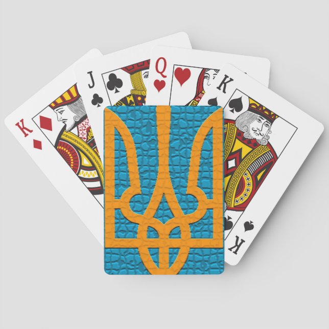 Ukrainian Tryzub Poker Cards (Back)