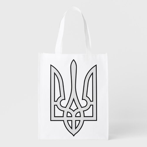 Ukrainian Tryzub Reusable Grocery Bag