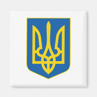 Ukrainian Tryzub (Trident) - Coat of Arms Magnet
