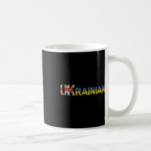 Ukrainian Uk Ukraine England English Scotland Flag Coffee Mug