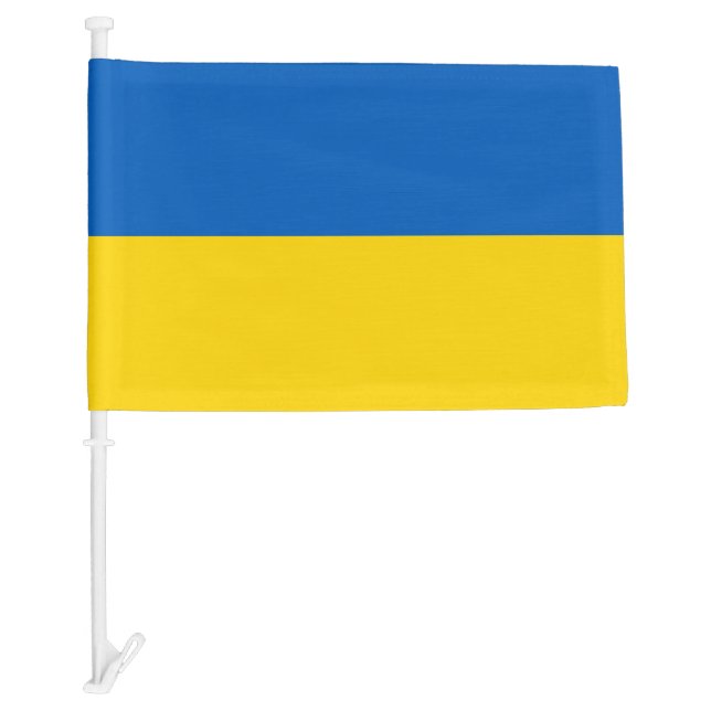 Ukrainian (Ukraine) Car Flag (Front)