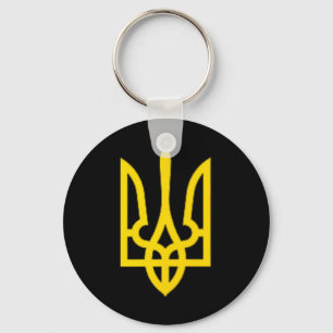 Ukrainian Ukraine Trident Zelensky Golden Trident Keychain