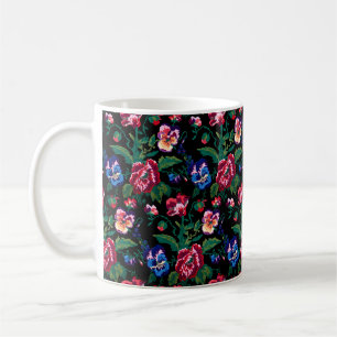 Ukrainian vushuvanka folk art. Mug