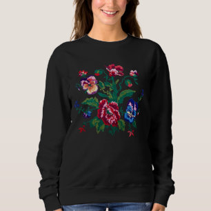Ukrainian vushuvanka folk pattern sweatshirt
