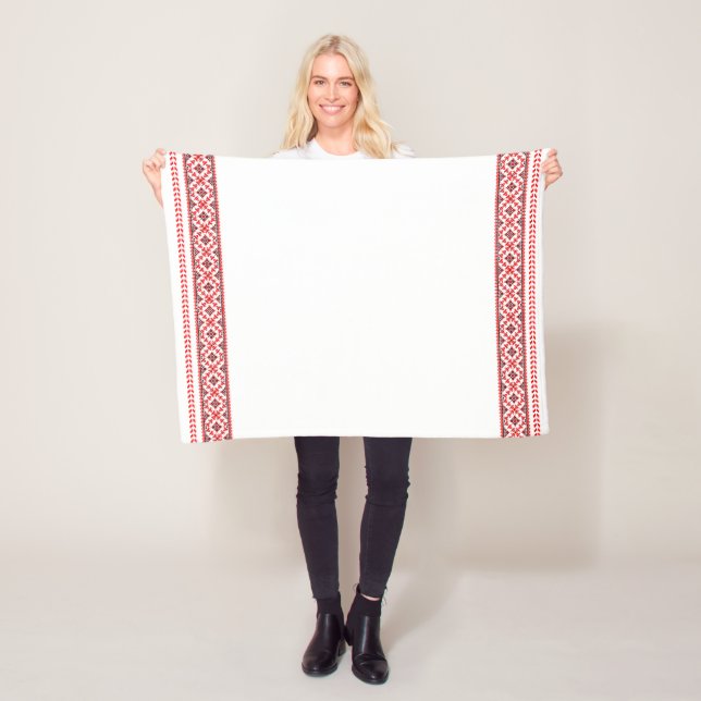 Ukrainian Vyshyvanka Embroidered Blanket (In Situ)