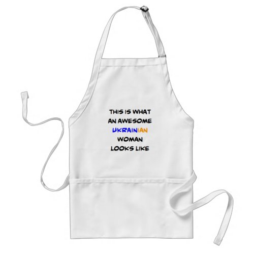 ukrainian woman awesome adult apron