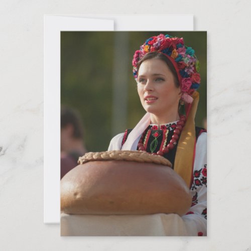 Ukrainian Woman Bread and Salt