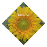 Ukranian Sunflowers Graduation Cap Topper