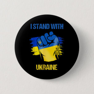 Ukrayina Slava Support Ukraine Stand With Ukraine Button
