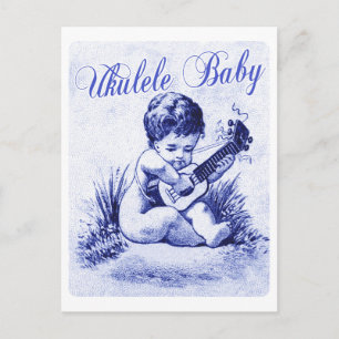 Ukulele Baby Postcard