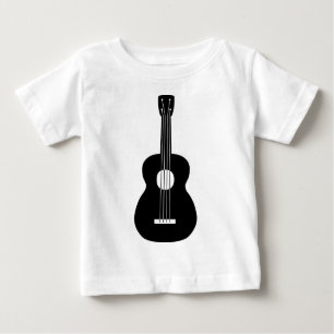 Ukulele - Black Baby T-Shirt