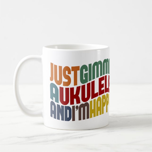 Ukulele Coffee Mug (Left)