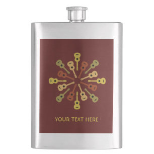 Ukulele custom flask