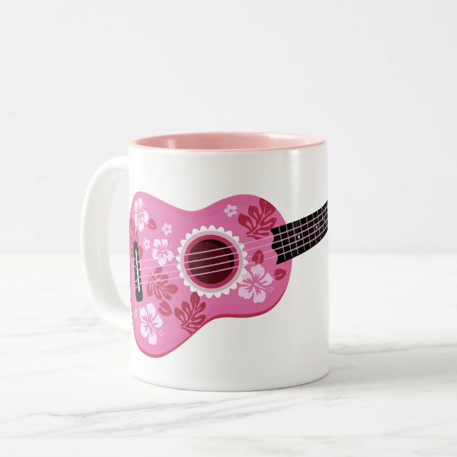 Ukulele custom name mugs (Front Left)