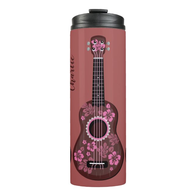 Ukulele custom name tumbler (Front)