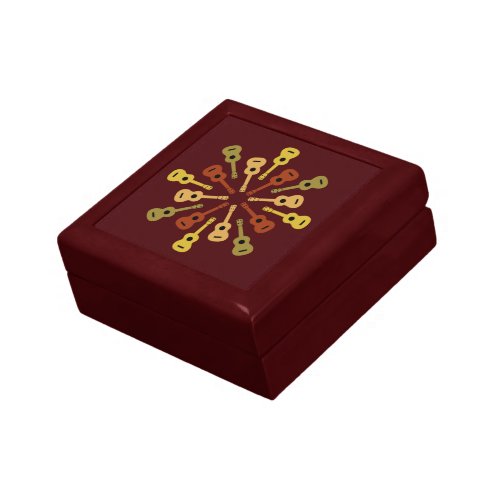 Ukulele gift  jewelry  keepsake box