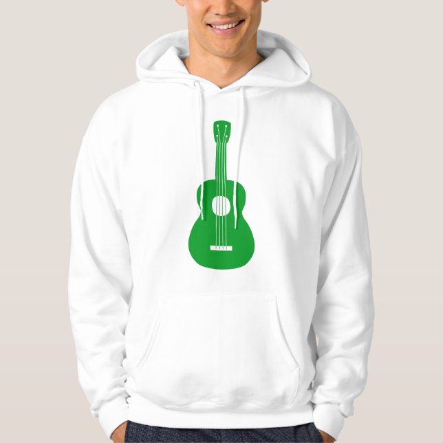 Ukulele - Grass Green Hoodie (Front)