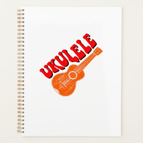 Ukulele Groovy Text Art Planner