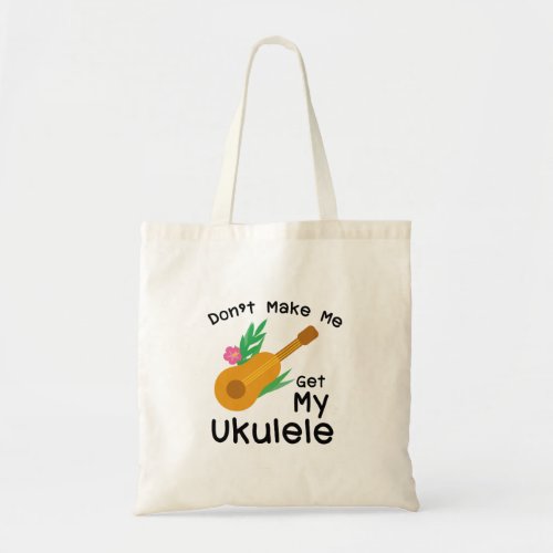 Ukulele Guitar Player Hawaii Music Tote Bag