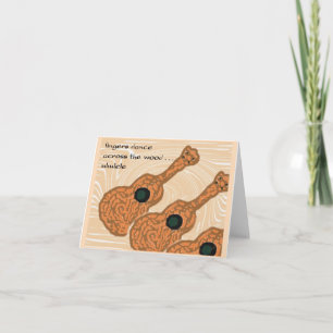 Ukulele (Hawaiian Note Card Series)
