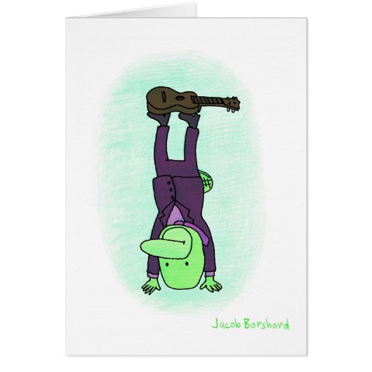 Ukulele Headstand Cards (Front)