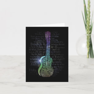 Ukulele History Greeting Cards