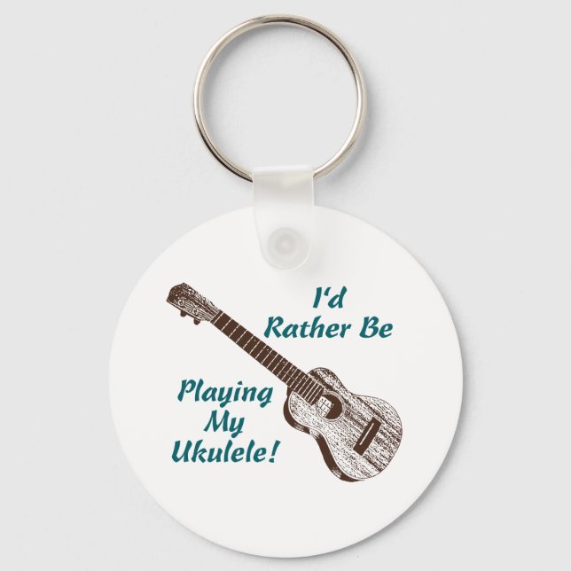 Ukulele Keychain (Front)