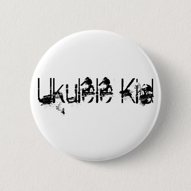 Ukulele Kid Button (Front)