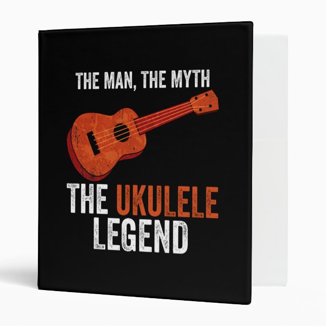 Ukulele Legend 3 Ring Binder (Front/Inside)