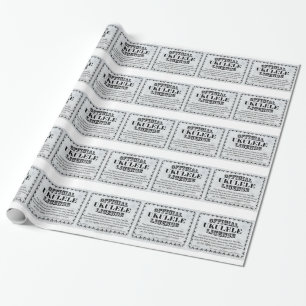 Ukulele License Wrapping Paper