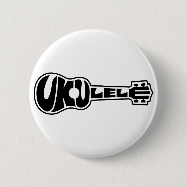 Ukulele Logo Button (Front)