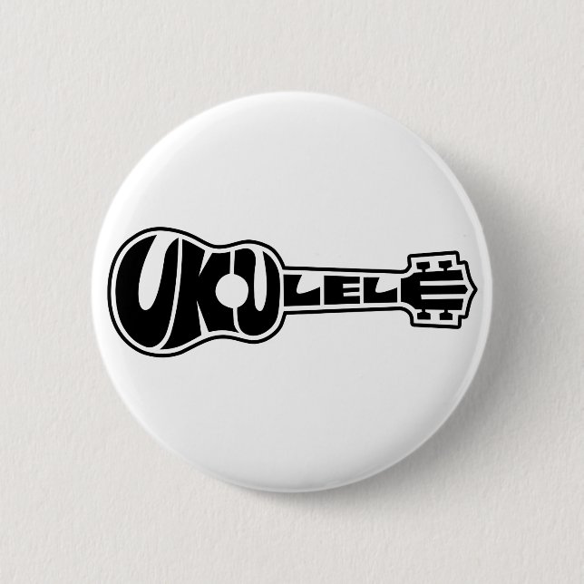 Ukulele Logo Button (Front)