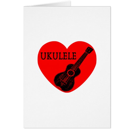 Ukulele Love Cards (Front)