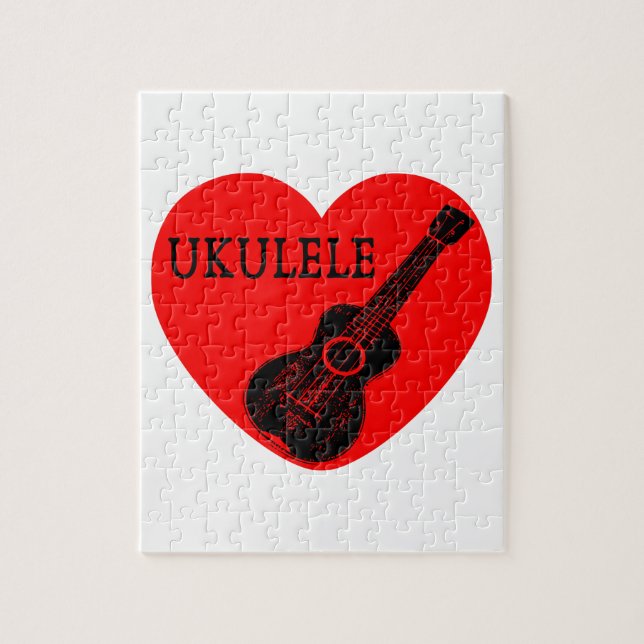 Ukulele Love Jigsaw Puzzle (Vertical)